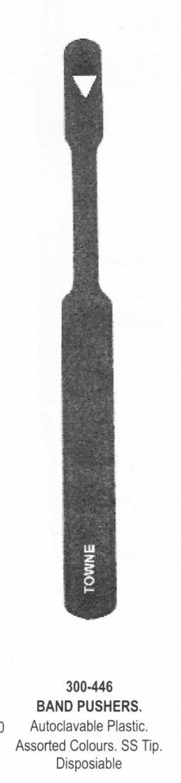 Band Pushers Autoclavable Plastic